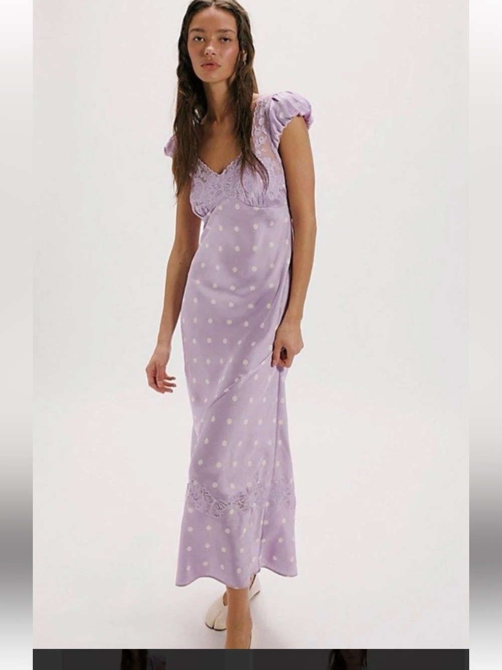 NWT retail $198 size M #FreePeople. “Butterfly Babe Maxi Dress”.